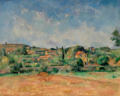 Die Bellevue-Ebene oder Die rote Erde, 1890-92 von Paul Cézanne